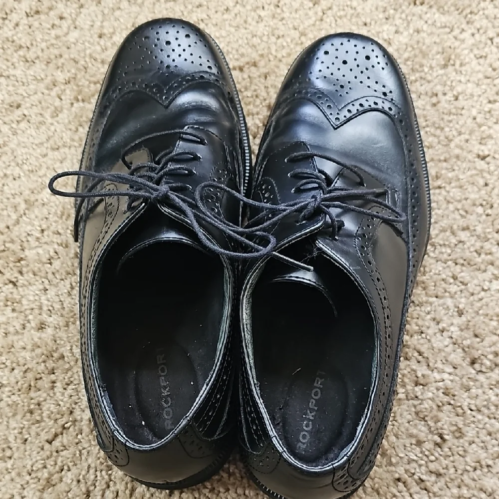 Rockport Men's Black Oxford Shoes Size 10M‎